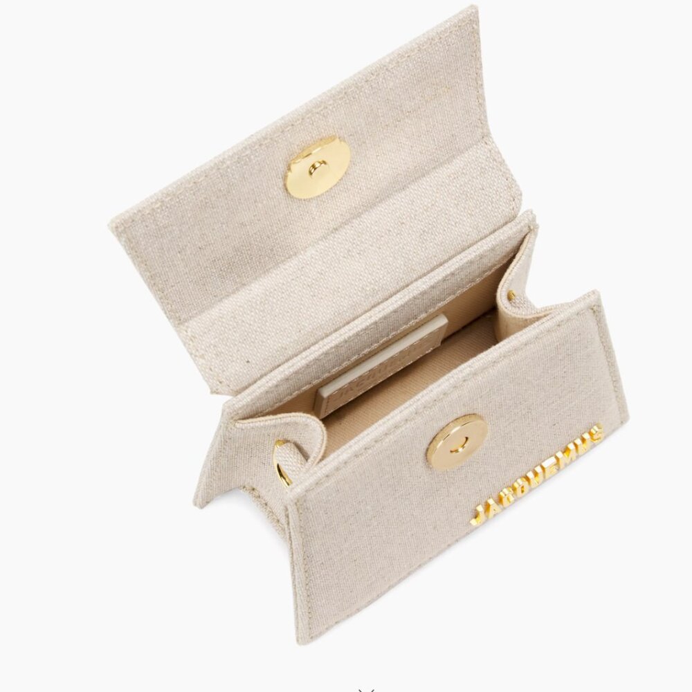 JACQUEMUS Le Chiquito Linen Mini Bag - Picture 3 of 6
